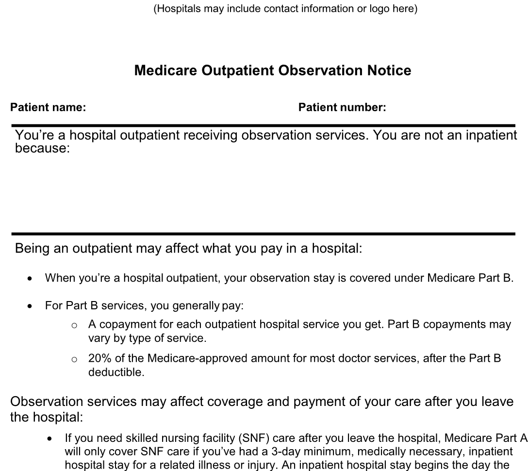 What Is Medicare Surtax: Medicare Observation